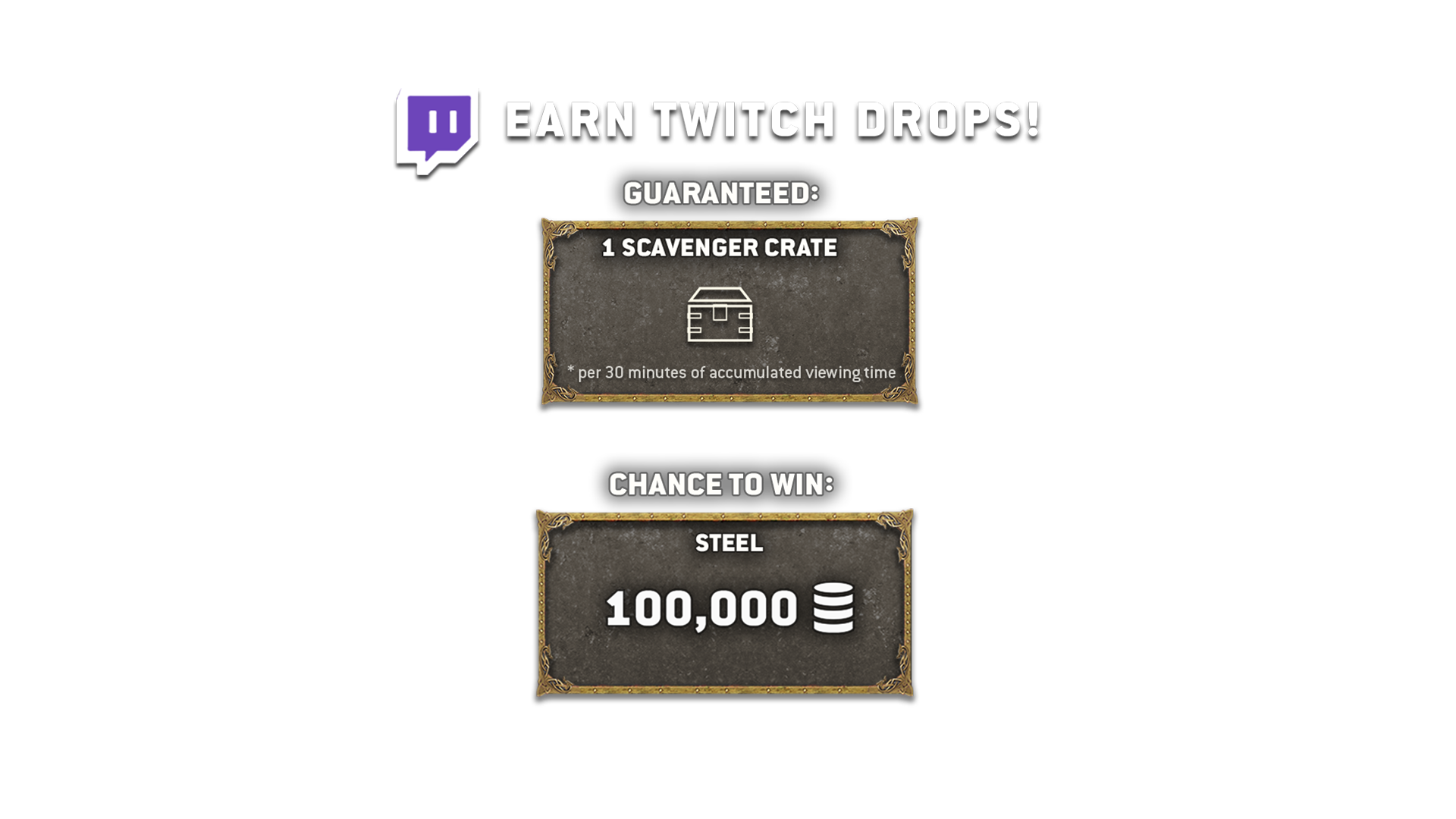 [FH] News - Twitch Drops - Y6S3 TwitchDropsGraphics 1Crate 100k