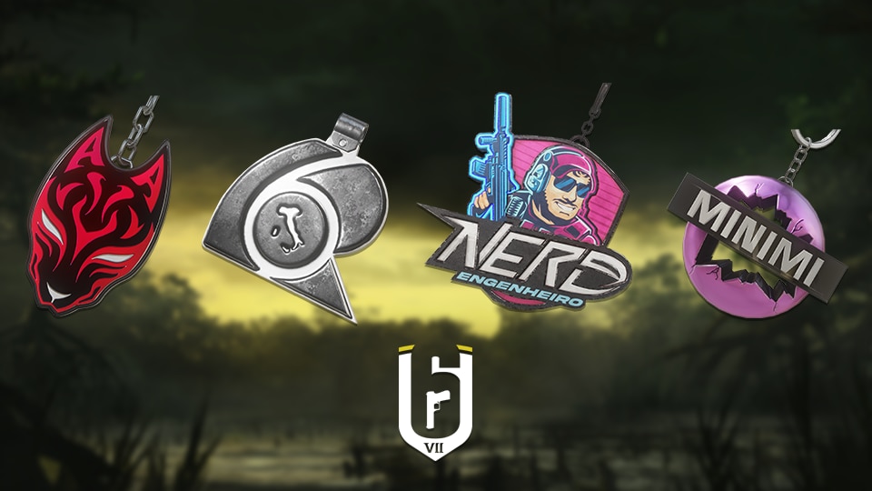 Extra Decent Caliber New Rainbow Six Siege Streamer Charms for Y7S3!