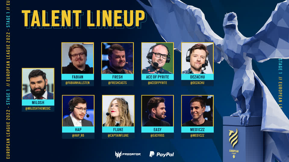 [R6SE] EUL Competition guide - Talent lineup
