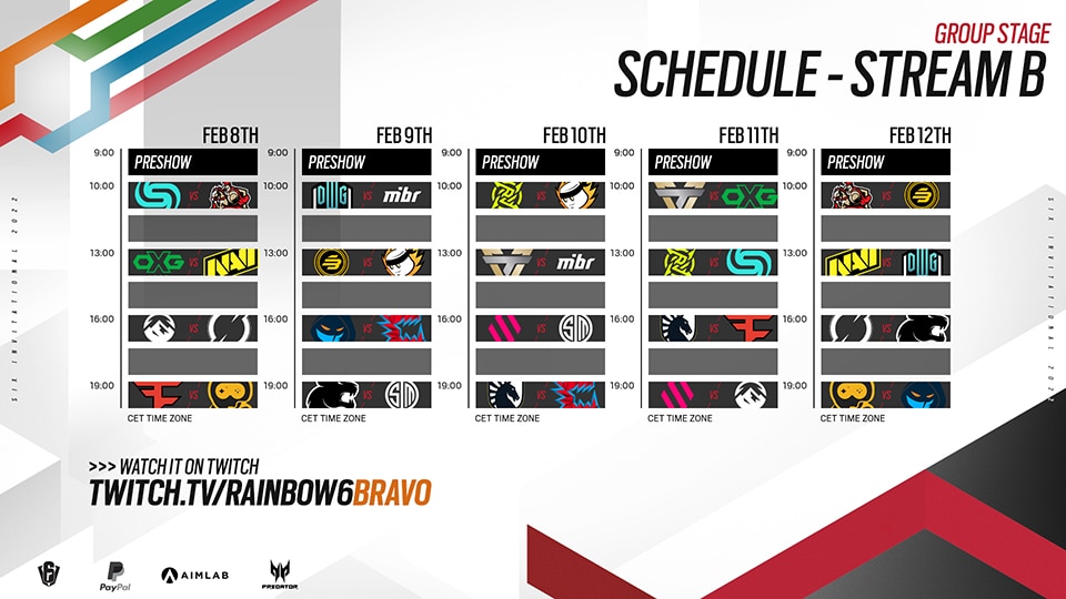 Esports Calendar 2022 Your Guide To The Six Invitational 2022