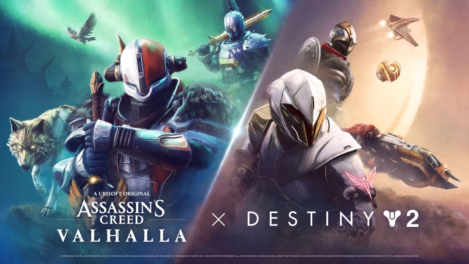 Assassin's Creed Valhalla and Destiny 2 Crossover Cosmetics Available December 6 - Ubisoft